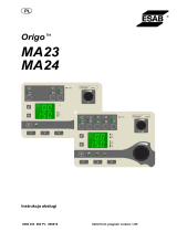 ESAB MA23, MA24 Origo™ Instrukcja obsługi