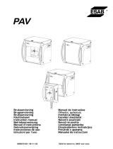 ESAB PAV Instrukcja obsługi