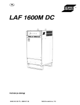 ESAB LAF 1600M Instrukcja obsługi