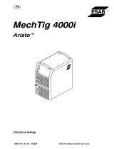 ESAB MechTig 4000i Aristo® MechTig 4000i Instrukcja obsługi