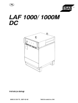 ESAB LAF 1000 / LAF 1000M DC Instrukcja obsługi