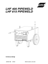 ESAB LHF 405 Pipeweld, LHF 615 Pipeweld Instrukcja obsługi