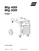 ESAB Mig 400t Instrukcja obsługi