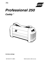 ESAB Professional 250 Caddy Instrukcja obsługi