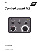 ESAB Control panel M2 Instrukcja obsługi