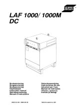 ESAB LAF 1000 / LAF 1000M DC Instrukcja obsługi