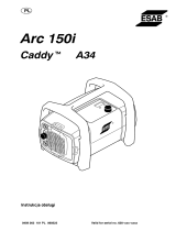 ESAB Caddy® Arc 150i A34 Instrukcja obsługi