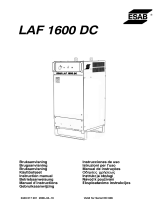 ESAB LAF 1600 Instrukcja obsługi