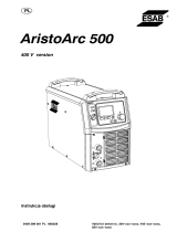 ESAB Aristo®Arc 500 Instrukcja obsługi