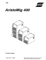 ESAB AristoMig 400 Instrukcja obsługi