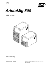 ESAB Aristo®Mig 500 Instrukcja obsługi