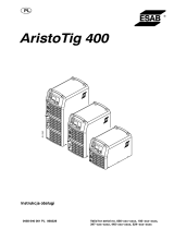 ESAB Aristo®Tig 400 Instrukcja obsługi