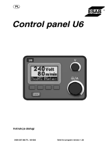 ESAB U6 Aristo® Instrukcja obsługi