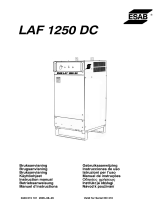 ESAB LAF 1250 Instrukcja obsługi