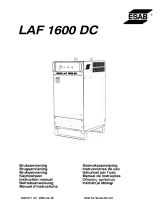 ESAB LAF 1600 Instrukcja obsługi