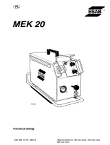 ESAB MEK 20 Instrukcja obsługi