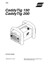 ESAB Caddy®Tig 150, Caddy®Tig 200 Instrukcja obsługi