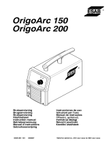 ESAB Origo™Arc 150 Instrukcja obsługi