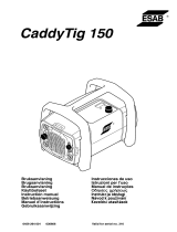 ESAB CaddyTig 150 Instrukcja obsługi