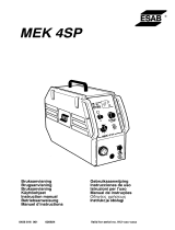 ESAB MEK 4SP Instrukcja obsługi