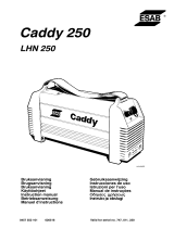 ESAB Caddy Professional 250 Instrukcja obsługi