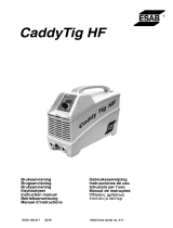 ESAB CaddyTig HF Instrukcja obsługi