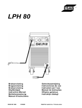 ESAB LPH 80 Instrukcja obsługi