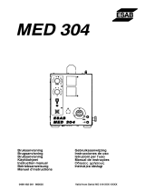 ESAB MED 304 Instrukcja obsługi