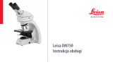 Leica Microsystems dm750 Instrukcja obsługi