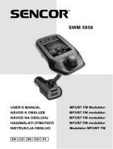 Sencor SWM 5858 Instrukcja obsługi