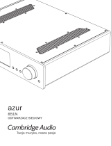 Cambridge Audio Azur 851N Instrukcja obsługi