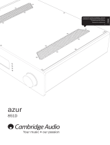 Cambridge Audio Azur 851D Instrukcja obsługi