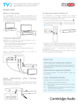 Cambridge Audio TV2 Skrócona instrukcja obsługi