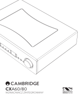 Cambridge Audio CXA 60/80 Instrukcja obsługi