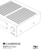 Cambridge Audio CXR 120/200 Instrukcja obsługi