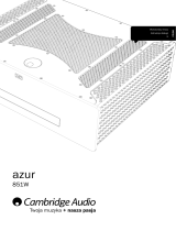 Cambridge Audio Azur 851W Instrukcja obsługi