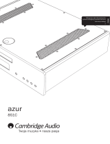Cambridge Audio AZUR 851C Instrukcja obsługi