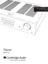 Cambridge Audio Topaz SR10 Instrukcja obsługi