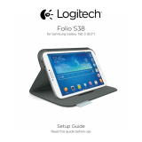 Logitech Folio Protective Case for Samsung Galaxy Tab 3 8.0 Instrukcja instalacji