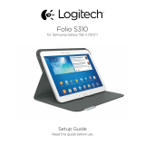 Logitech Folio Protective Case for Samsung Galaxy Tab 3 10.1 Skrócona instrukcja obsługi