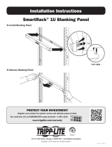 Tripp Lite SmartRack® 1U Blanking Panel Instrukcja instalacji