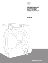 Gorenje WE723/PL Instrukcja obsługi