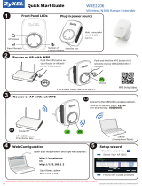 ZyXEL WRE2206 Skrócona instrukcja obsługi