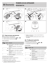 Dometic PowerChannel speaker Instrukcja obsługi