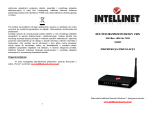 Intellinet Wireless 150N 4-Port Router Instrukcja obsługi