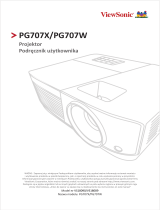 ViewSonic PG707X instrukcja