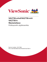 ViewSonic VA2756-MHD-S instrukcja