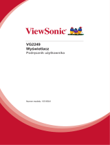 ViewSonic VG2249 instrukcja