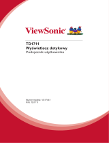 ViewSonic TD1711-S instrukcja