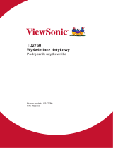 ViewSonic TD2760 instrukcja
